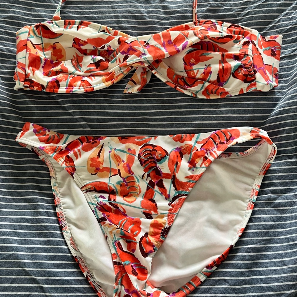 Le Tarte 2piece Bikini . Never worn. Size medium but they run tiny. From Hawaii